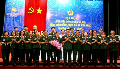 Bệnh viện Bỏng Quốc gia Lê Hữu Trác tổ chức Đại hội công đoàn cơ sở